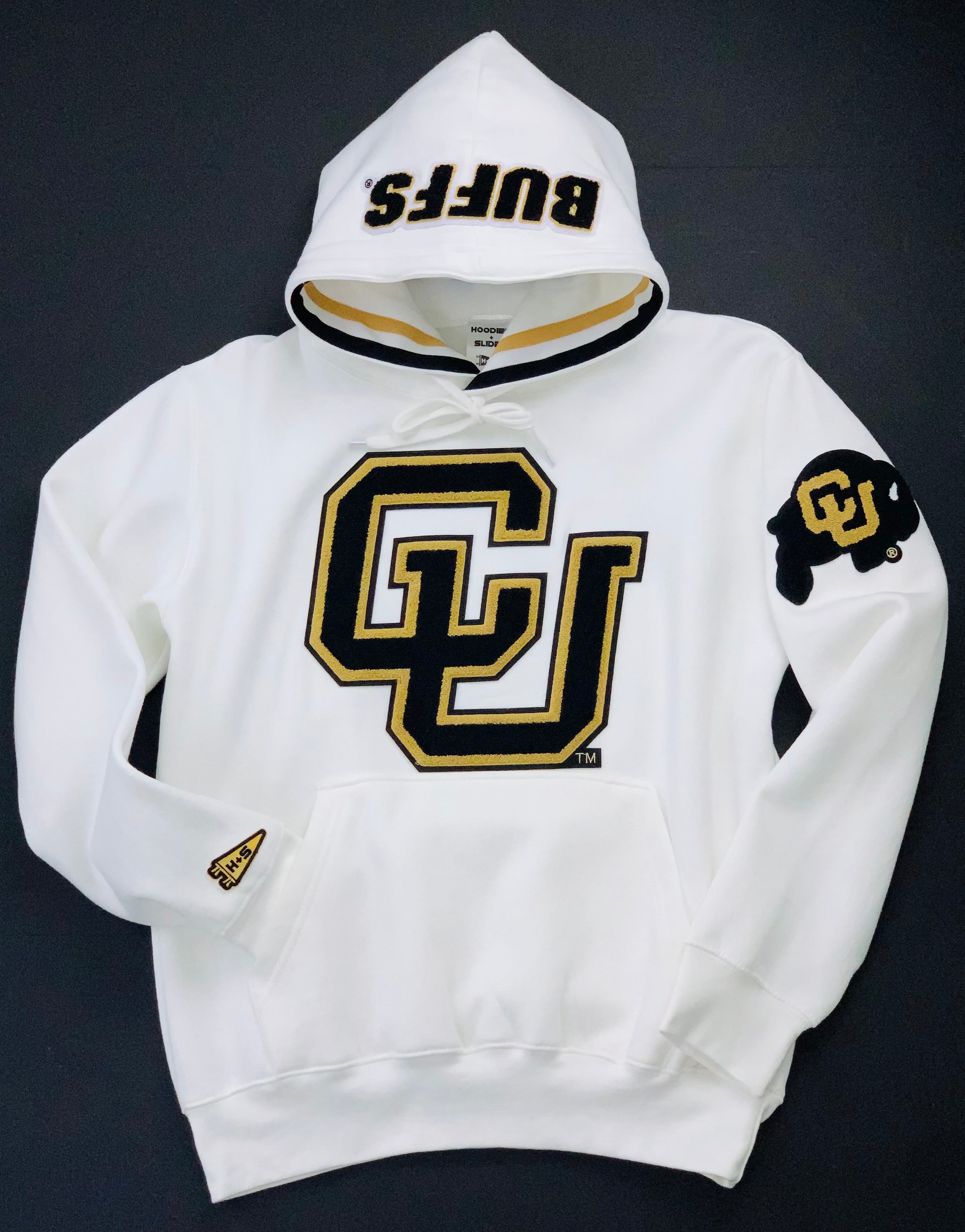 Colorado Buffaloes Letterman Hoodie – Hoodies+Stripes