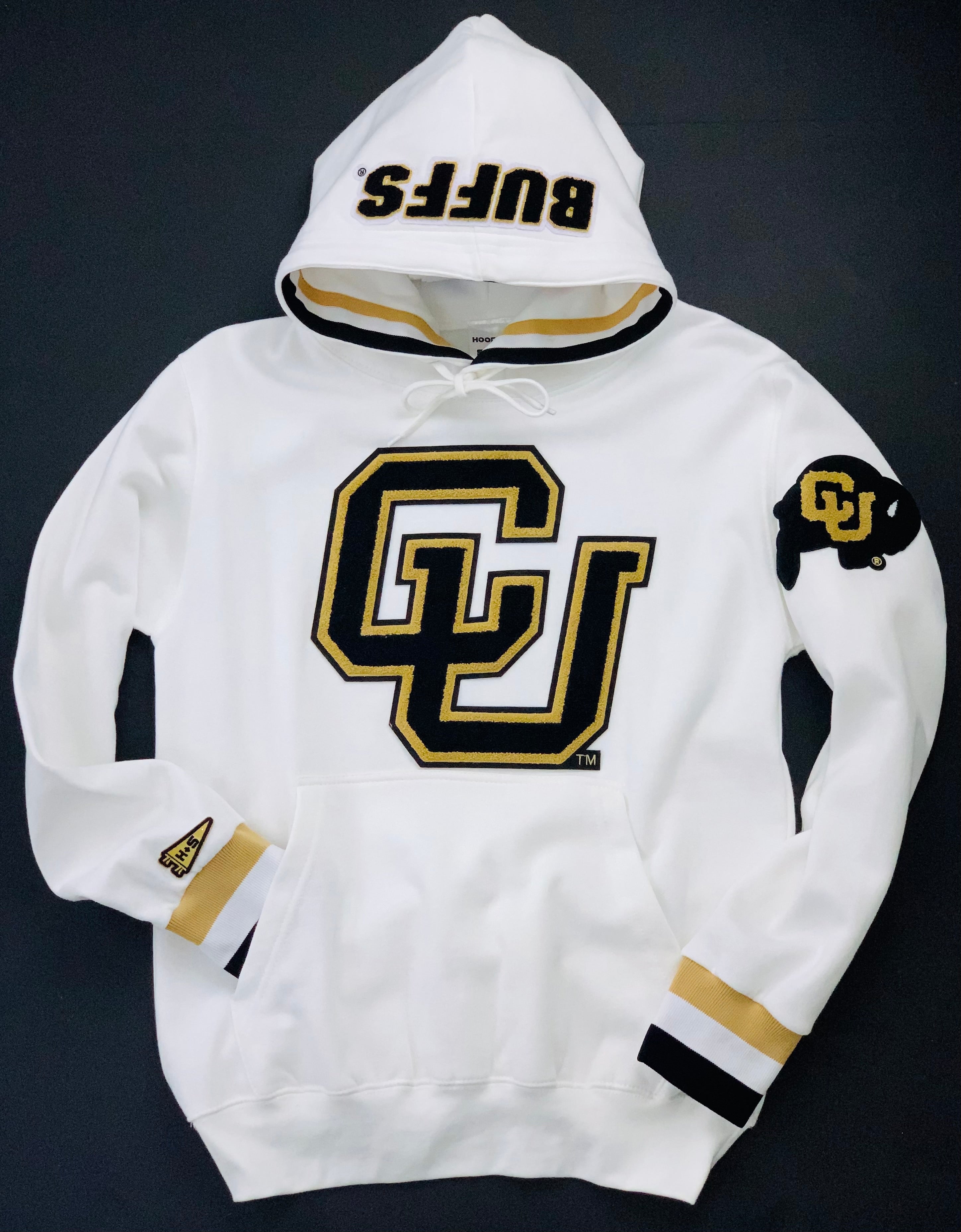 Colorado Buffs Premium Letterman Hoodie – Hoodies+Stripes