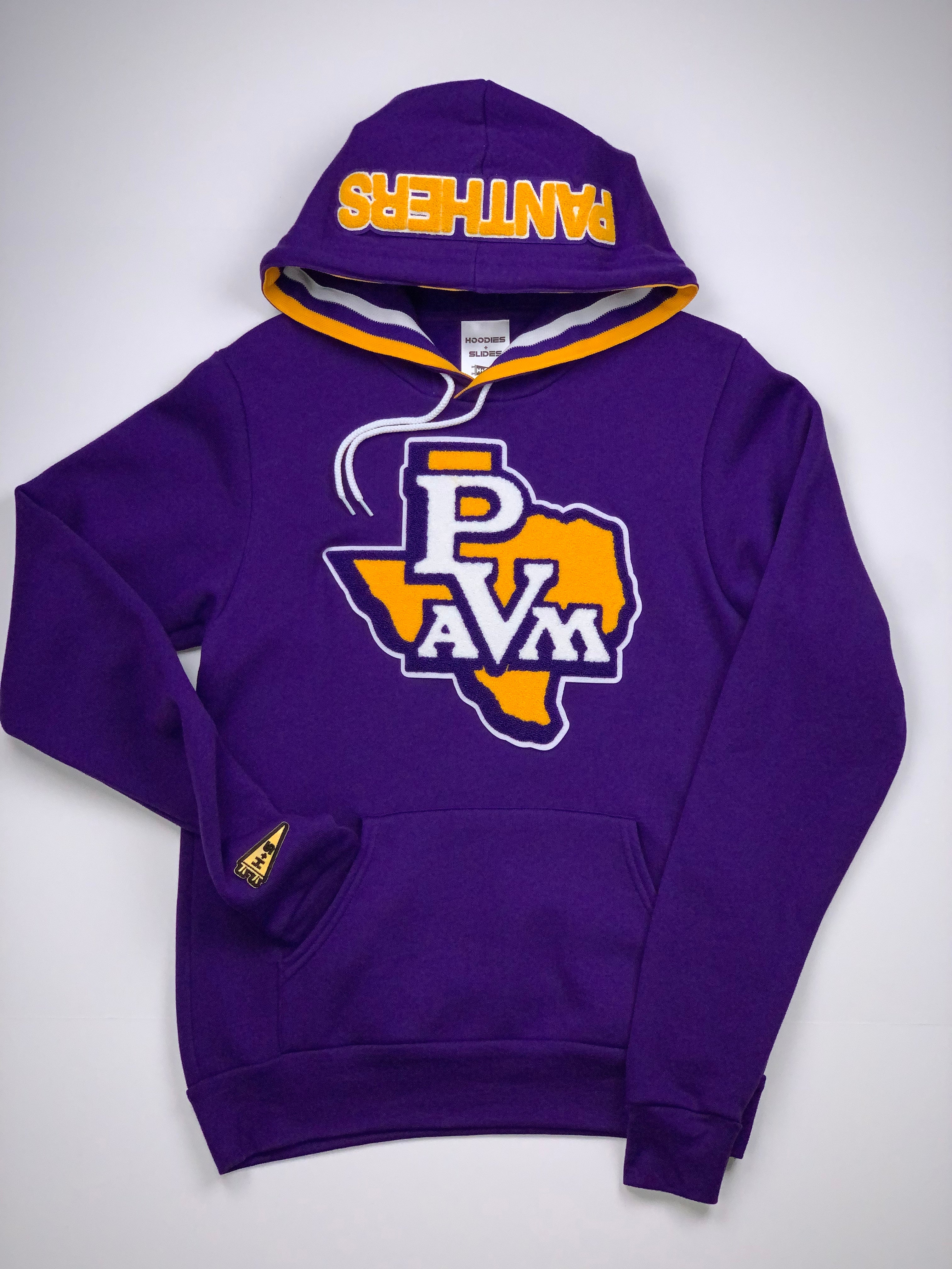 Prairie View A&M Panthers Letterman Hoodie – Hoodies+Stripes