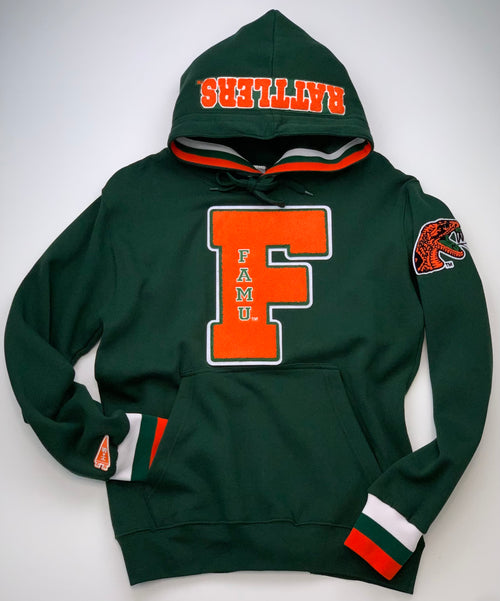 Florida A&M Rattlers “F” Premium Letterman Hoodie