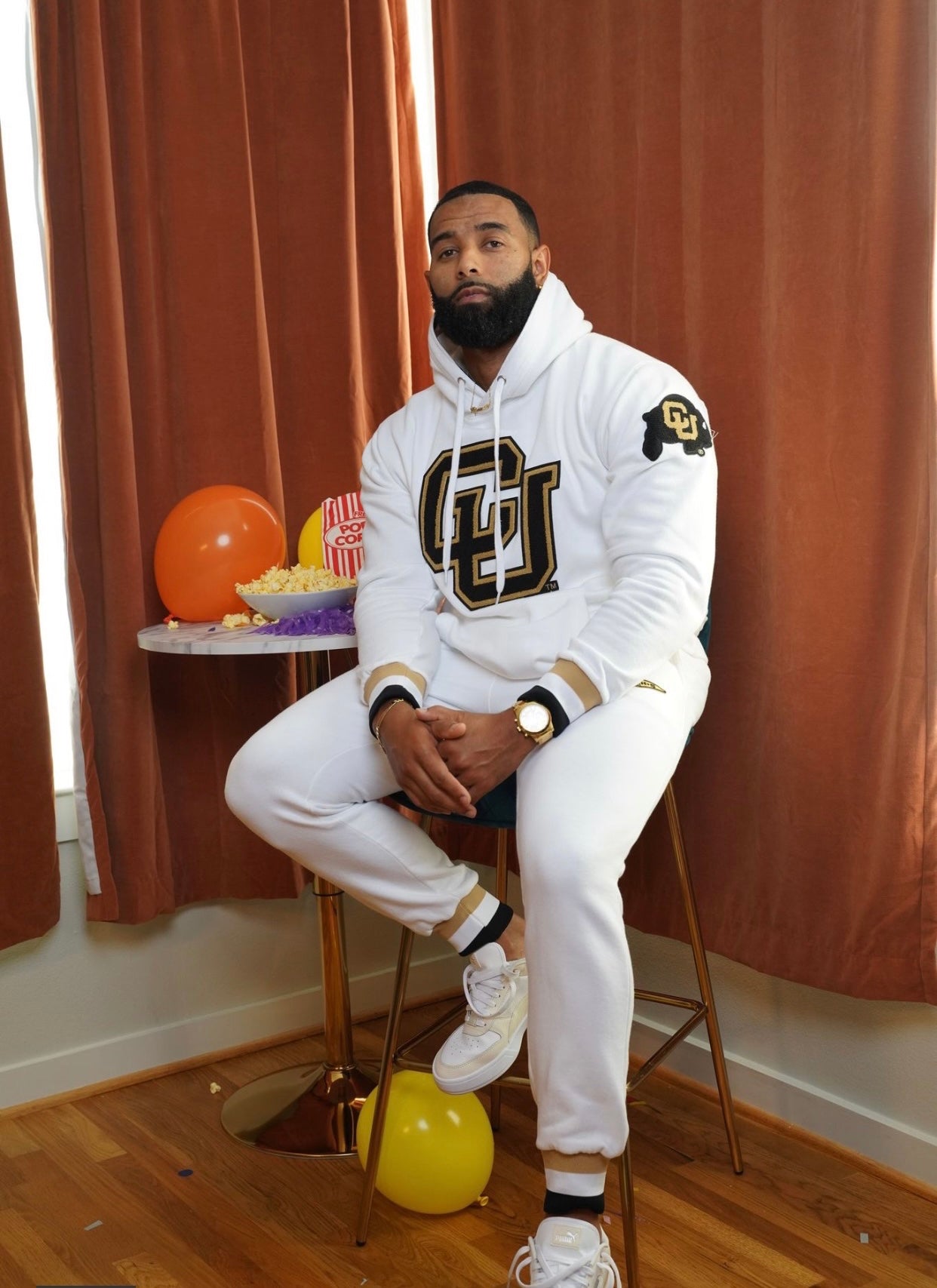 Colorado Buffs Premium Letterman Hoodie – Hoodies+Stripes